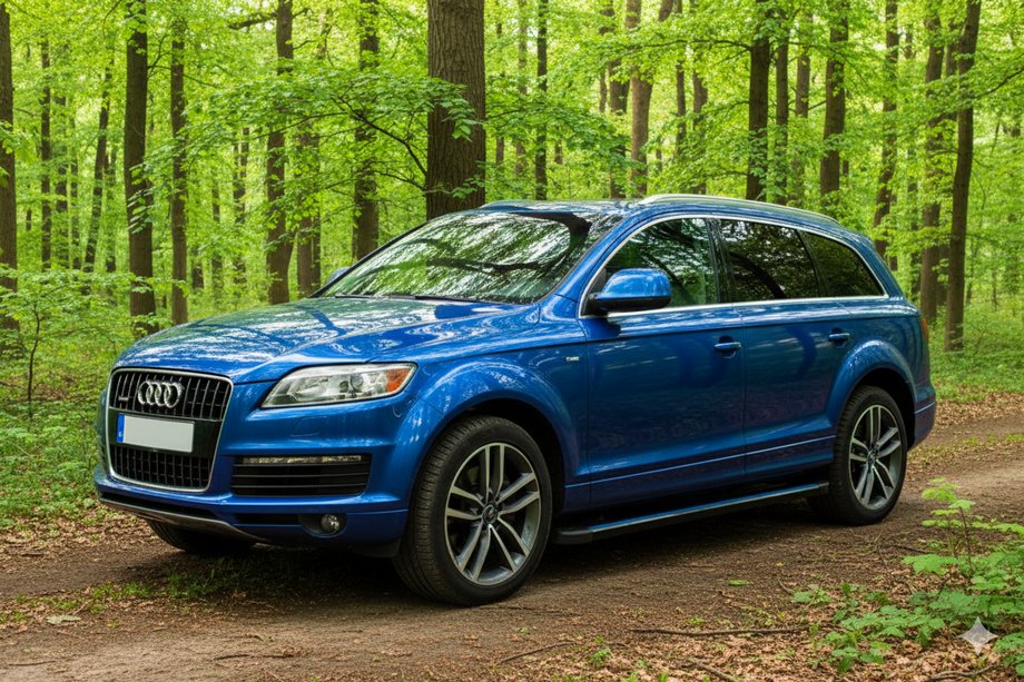 Audi Q7 2005-2015 Praguri Laterale Maya Blue (2 buc, Aluminiu) Image