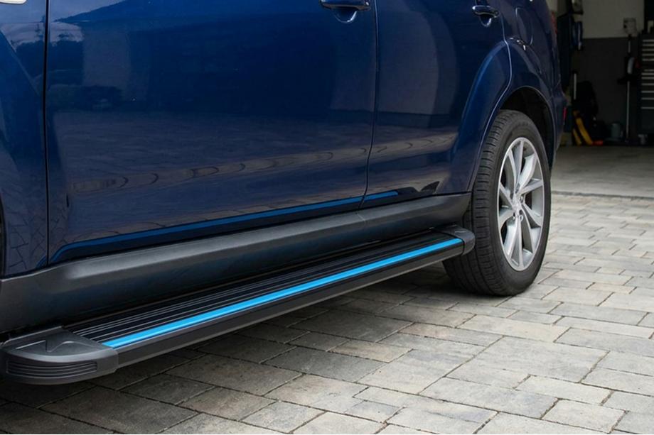 Citroen C-Crosser 2007-2013 Praguri Laterale Maya Blue (2 buc, Aluminiu) Foto 1