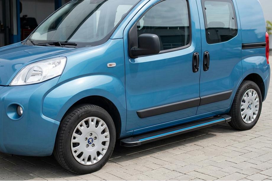 Citroen Nemo 2007-2017 Praguri Laterale Maya Blue (2 buc, Aluminiu) Image