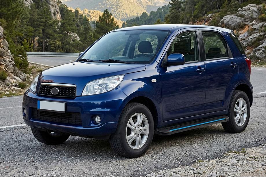Daihatsu Terios 2006-2017 Praguri Laterale Maya Blue (2 buc, Aluminiu) Foto 1