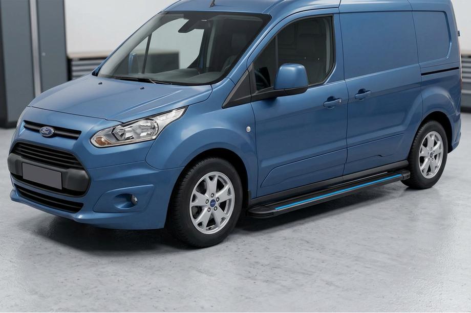 Ford Connect 2014-2021 Praguri Laterale Maya Blue (2 buc, Aluminiu) Baza Maxi Image