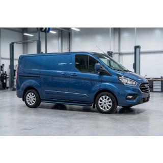 Praguri Laterale Maya Blue (2 buc, Aluminiu) Ford Custom 2013-2022 foto 1