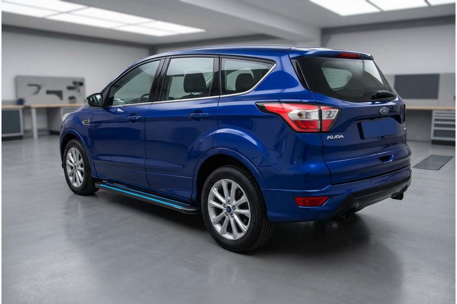 Ford Kuga/Escape 2013-2019 Praguri Laterale Maya Blue (2 buc, Aluminiu) Foto 1
