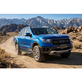 Praguri Laterale Maya Blue (2 buc, Aluminiu) Ford Ranger 2011–2022 foto 1