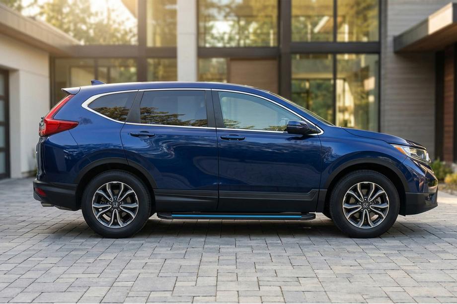 Honda CRV 2017-2022 Praguri Laterale Maya Blue (2 buc, Aluminiu) Image