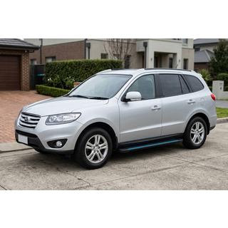 Praguri Laterale Maya Blue-Black (2 buc, Aluminiu) Hyundai Santa Fe 2 2006-2012 foto 1