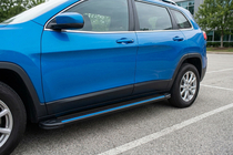 Jeep Cherokee KL 2013- Praguri Laterale Maya Blue (2 buc, Aluminiu) foto 1