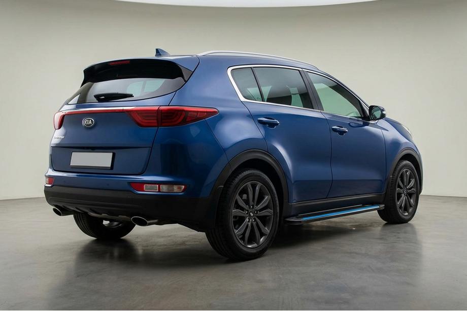 Kia Sportage 2015-2021 Praguri Laterale Maya Blue (2 buc, Aluminiu) Foto 1