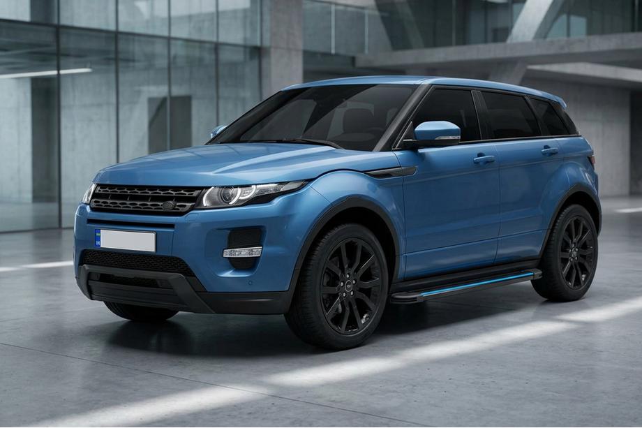 Range Rover Evoque 2012-2018 Praguri Laterale Maya Blue (2 buc, Aluminiu) Image