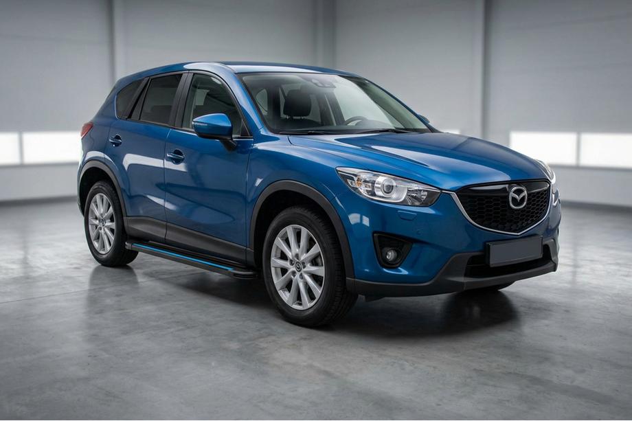 Mazda CX-5 2012-2017 Praguri Laterale Maya Blue (2 buc, Aluminiu) Image