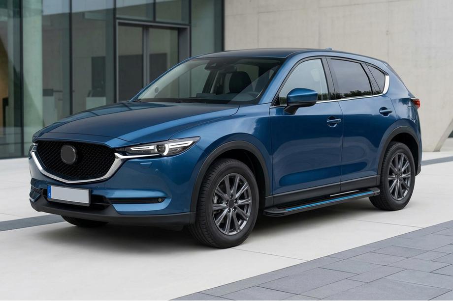 Mazda CX-5 2017–2025 Praguri Laterale Maya Blue (2 buc, Aluminiu) Image