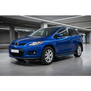 Praguri Laterale Maya Blue (2 buc, Aluminiu) Mazda CX-7 2006-2012 foto 1
