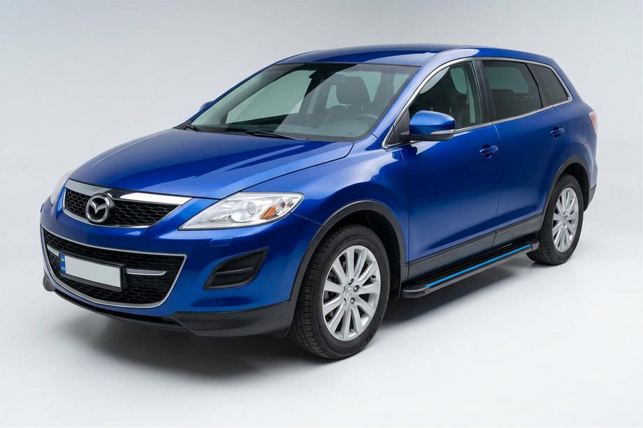 Mazda CX-9 2007-2016 Praguri Laterale Maya Blue (2 buc, Aluminiu) Image