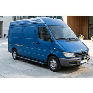 Praguri Laterale Maya Blue (2 buc, Aluminiu) Mercedes Sprinter W901/902/903/904/905 1995–2006 foto 1