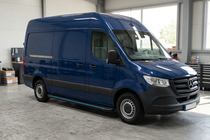 Mercedes Sprinter W907/W910 2018- Praguri Laterale Maya Blue (2 buc, Aluminiu) foto 1