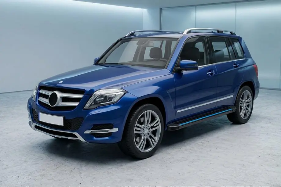 Mercedes GLK class X204 2008-2015 Praguri Laterale Maya Blue (2 buc, Aluminiu) Image
