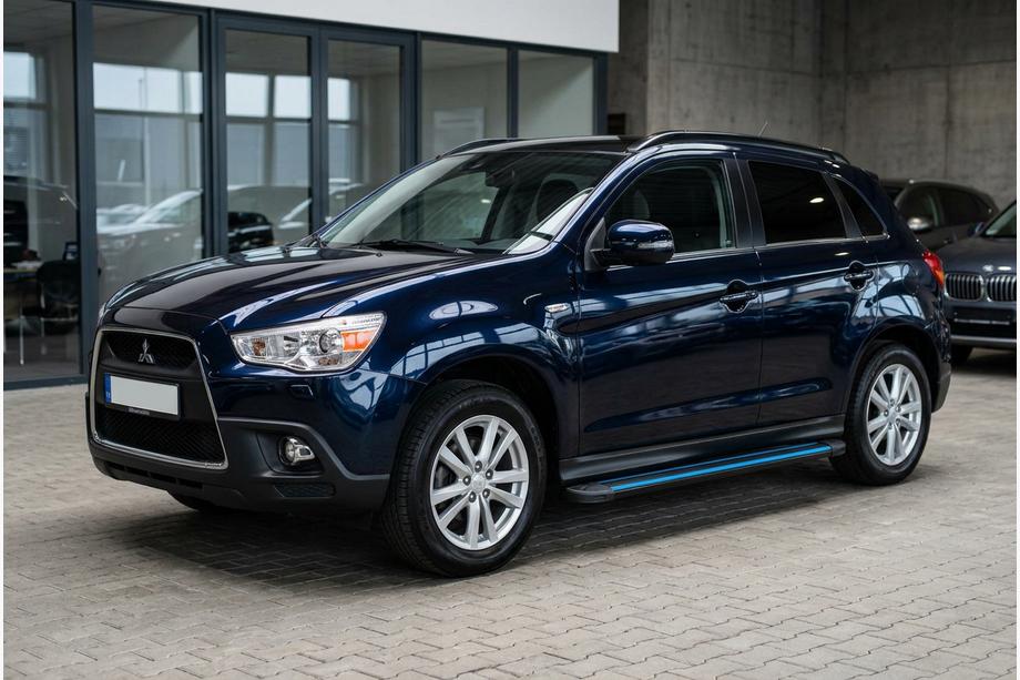 Mitsubishi ASX 2010-2023 Praguri Laterale Maya Blue (2 buc, Aluminiu) Image