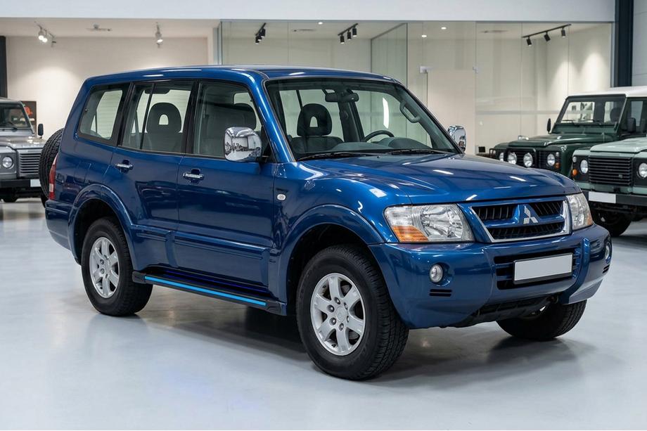 Mitsubishi Pajero Wagon III 1999-2006 Praguri Laterale Maya Blue (2 buc, Aluminiu) Foto 1