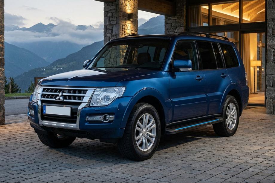 Mitsubishi Pajero Wagon IV 2006-2021 Praguri Laterale Maya Blue (2 buc, Aluminiu) Foto 1