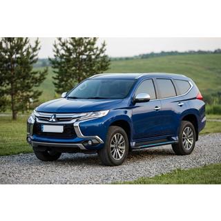 Praguri Laterale Maya Blue (2 buc, Aluminiu) Mitsubishi Pajero Sport 2015- foto 1