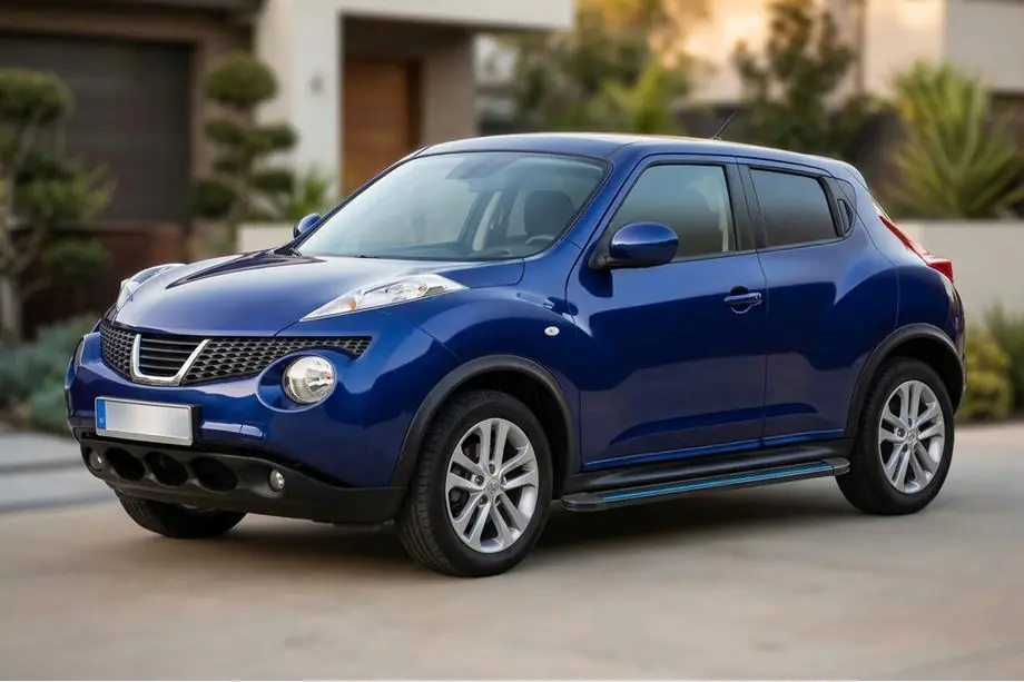 Nissan Juke 2010-2019 Praguri Laterale Maya Blue (2 buc, Aluminiu) Image