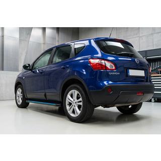 Praguri Laterale Maya Blue-Black (2 buc, Aluminiu) Nissan Qashqai 2007-2010 foto 1