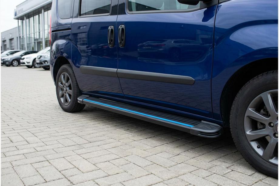 Opel Combo 2012-2018 Praguri Laterale Maya Blue (2 buc, Aluminiu) Foto 1