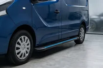 Opel Vivaro 2015-2019 Praguri Laterale Maya Blue (2 buc, Aluminiu) Ampatament Lung foto 1