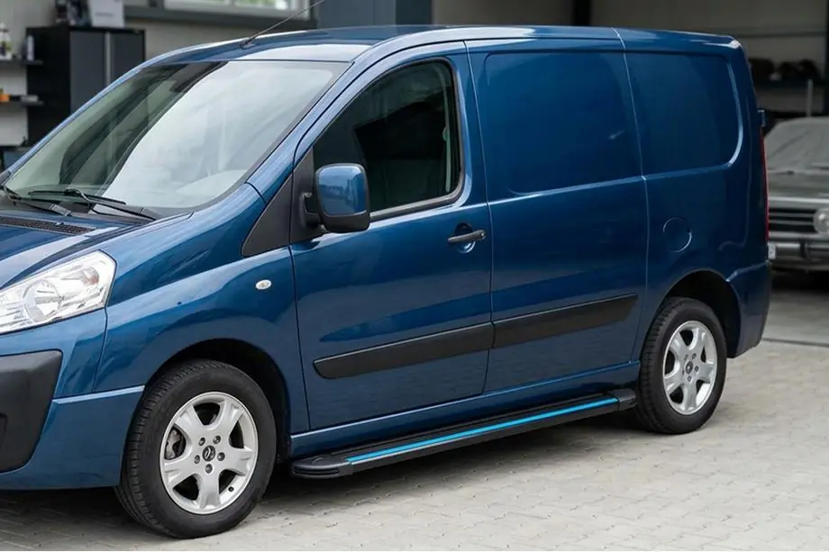 Peugeot Expert 2007-2016 Praguri Laterale Maya Blue (2 buc, Aluminiu) Image