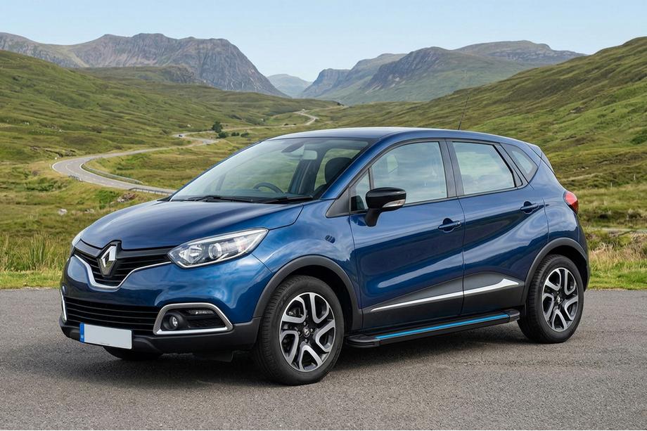 Renault Captur 2013-2019 Praguri Laterale Maya Blue (2 buc, Aluminiu) Image