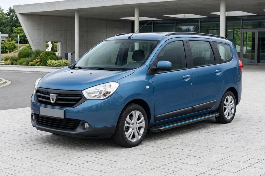 Renault Lodgy 2013-2022 Praguri Laterale Maya Blue (2 buc, Aluminiu) Foto 1