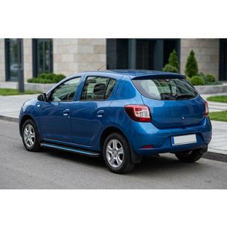Praguri Laterale Maya Blue (2 buc, Aluminiu) Renault Sandero 2013-2022 foto 1