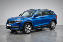 Skoda Kodiaq 2016-2023 Praguri Laterale Maya Blue (2 buc, Aluminiu) foto 1