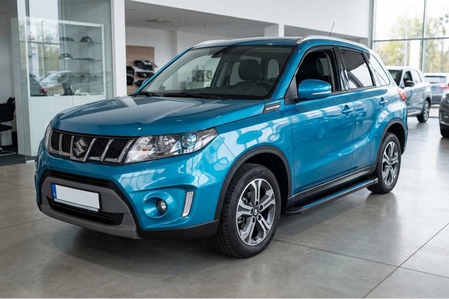 Suzuki Vitara 2015- Praguri Laterale Maya Blue (2 buc, Aluminiu) Image
