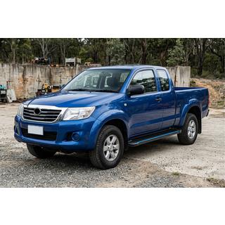 Praguri Laterale Maya Blue (2 buc, Aluminiu) Toyota Hilux 2006-2015 foto 1
