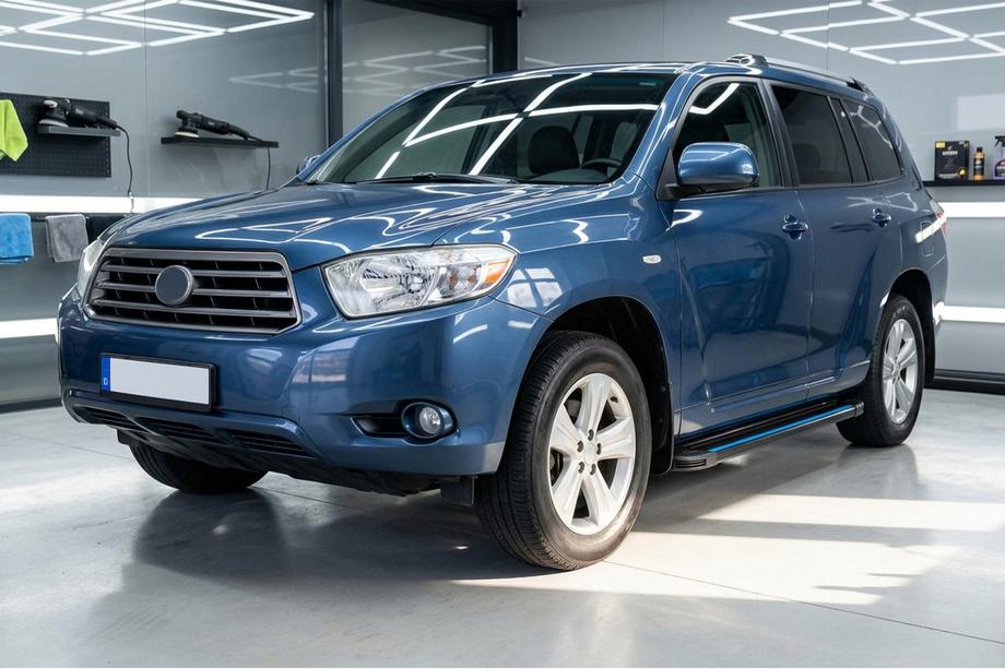 Toyota Highlander 2008-2013 Praguri Laterale Maya Blue (2 buc, Aluminiu) Foto 1