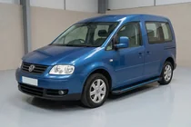 Volkswagen Caddy 2004-2010 Praguri Laterale Maya Blue (2 buc, Aluminiu) foto 1