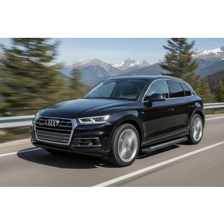 Praguri Laterale Vision New Black (2 buc, Aluminiu) Audi Q5 2017-2025 foto 1