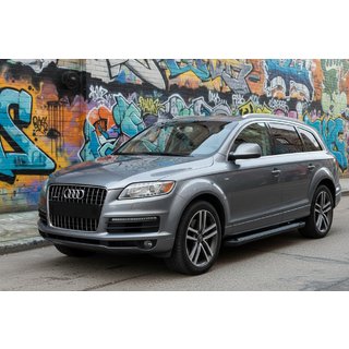 Praguri Laterale New Vision Black (2 buc, Aluminiu) Audi Q7 2005-2015 foto 1
