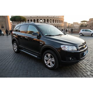Praguri Laterale Vision New Black (2 buc, Aluminiu) Chevrolet Captiva 2006-2019 foto 1