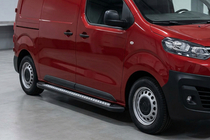 Citroen Jumpy/Dispatch 2017- Praguri Laterale Vision New Black (2 buc, Aluminiu) foto 1