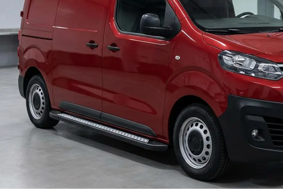 Citroen Jumpy/Dispatch 2017- Praguri Laterale Vision New Black (2 buc, Aluminiu) XL - Ampatament Lung Image