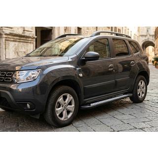 Praguri Laterale New Vision Black (2 buc, Aluminiu) Dacia Duster 2018-2024 foto 1