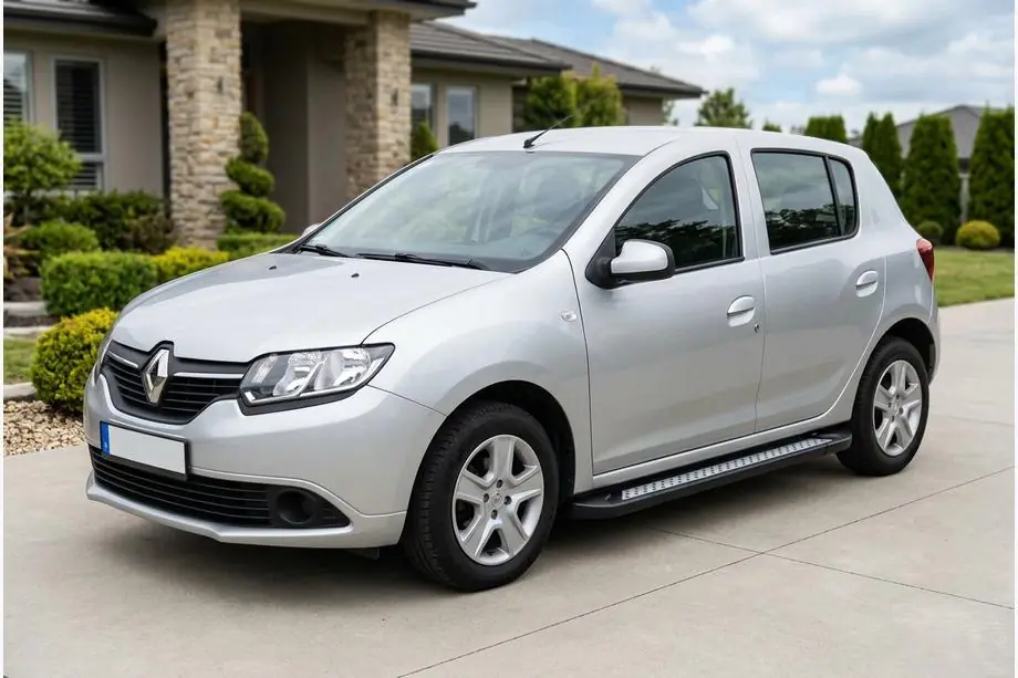 Dacia Sandero 2013-2020 Praguri Laterale New Vision Black (2 buc, Aluminiu) Image