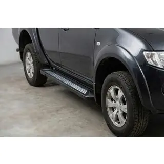 Praguri Laterale New Vision Black (2 buc, Aluminiu) Fiat Fullback 2016- foto 1