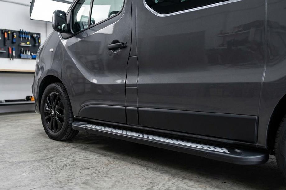 Fiat Talento 2016- Praguri Laterale New Vision Black (2 buc, Aluminiu) Image