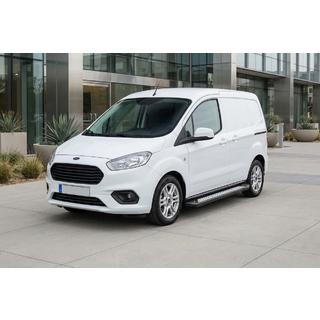 Praguri Laterale New Vision Black (2 buc, Aluminiu) Ford Courier 2014-2023 foto 1
