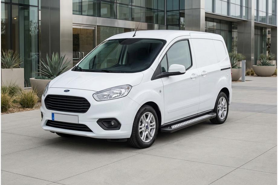 Ford Courier 2014-2023 Praguri Laterale New Vision Black (2 buc, Aluminiu) Foto 1
