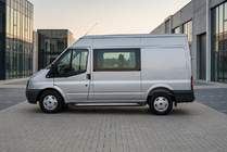 Ford Transit 2000–2014 Praguri Laterale New Vision Black (2 buc, Aluminiu) L3/L4 (lung) foto 1
