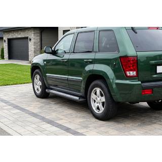 Praguri Laterale New Vision Black (2 buc, Aluminiu) Jeep Grand Cherokee WK 2004-2010 foto 1